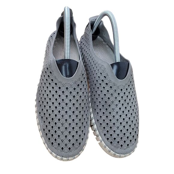 Ilse Jacobsen Tulip 139 Gray Perforated Slip-on Sneaker Women's EU 8.5 - 9 / 39 - Picture 3 of 8
